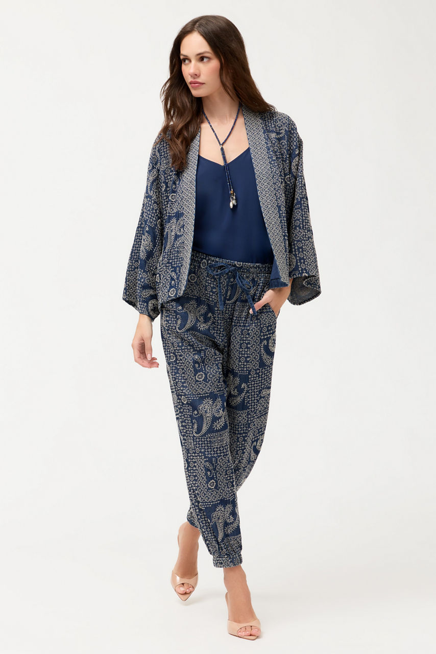 ESTHER DENIM JOGGER, , large image 1