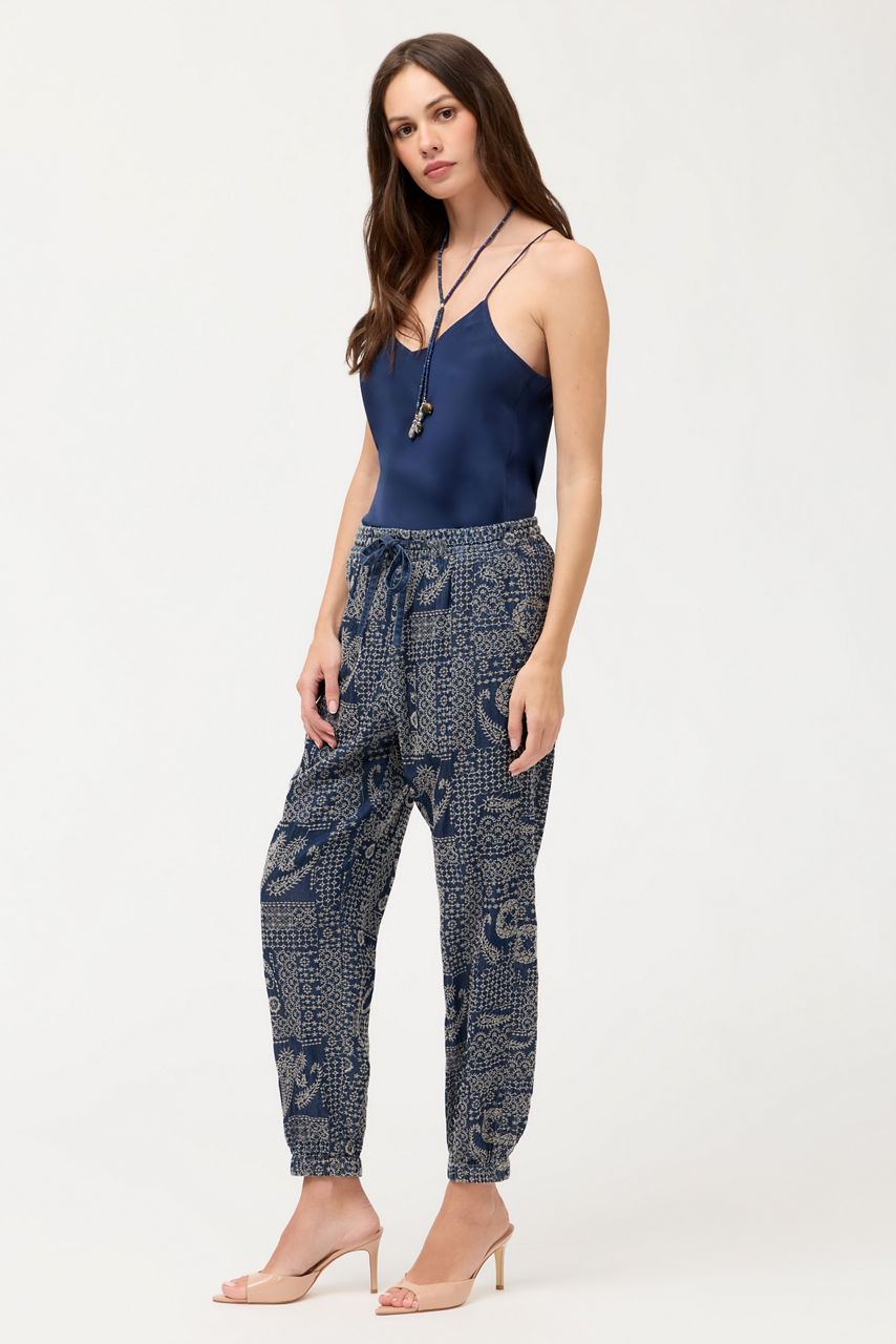 ESTHER DENIM JOGGER, , large image 3