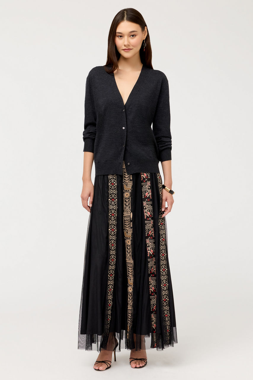 YALENA MAXI SKIRT, , large image 1
