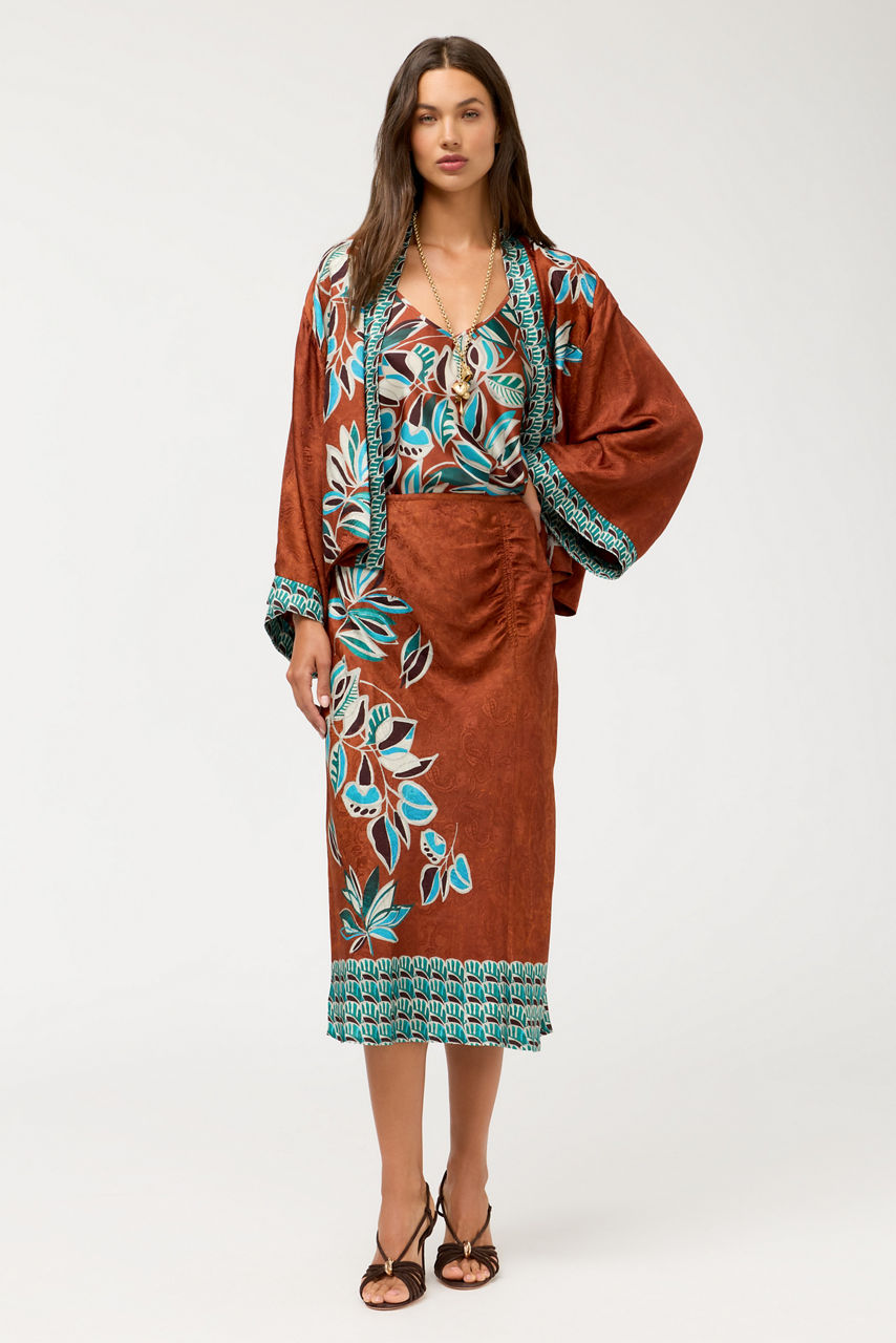 ENDORA MIDI SKIRT, , large image 1