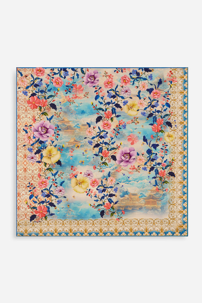 CHEMIS MEDIUM SILK SCARF, , large image 1