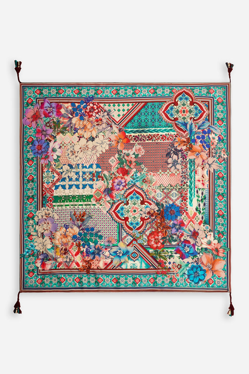 LORETTE SILK SCARF, , large image 1