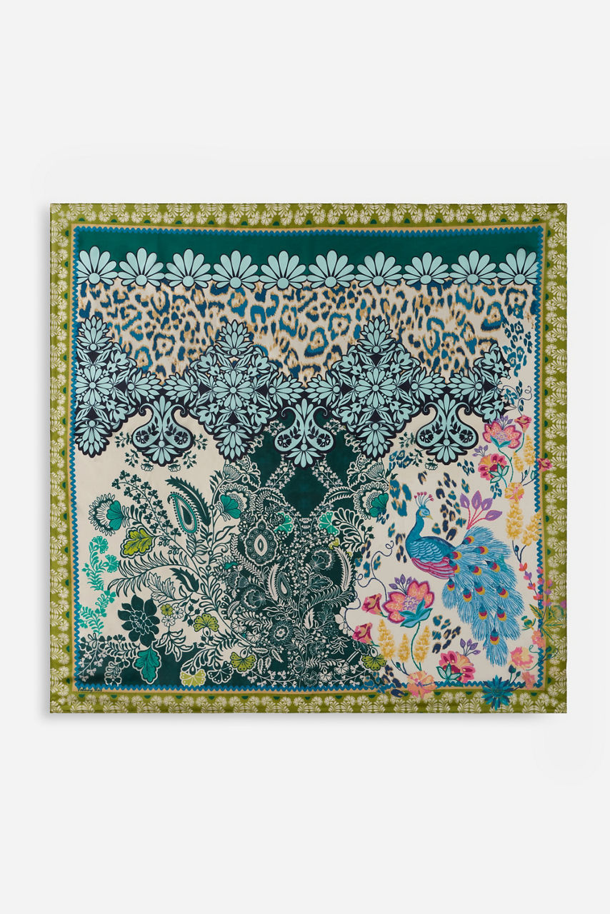 CLYDE MEDIUM SILK SCARF, , large image 1