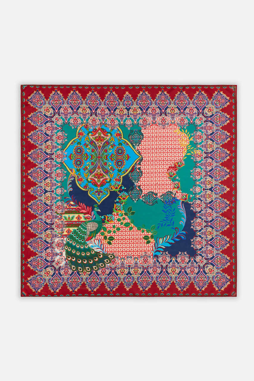 AMIRA MEDIUM SILK SCARF, , large image 1