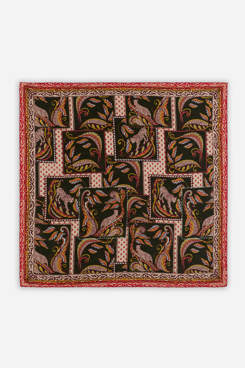 SAULE MEDIUM SILK SCARF, , large image 1
