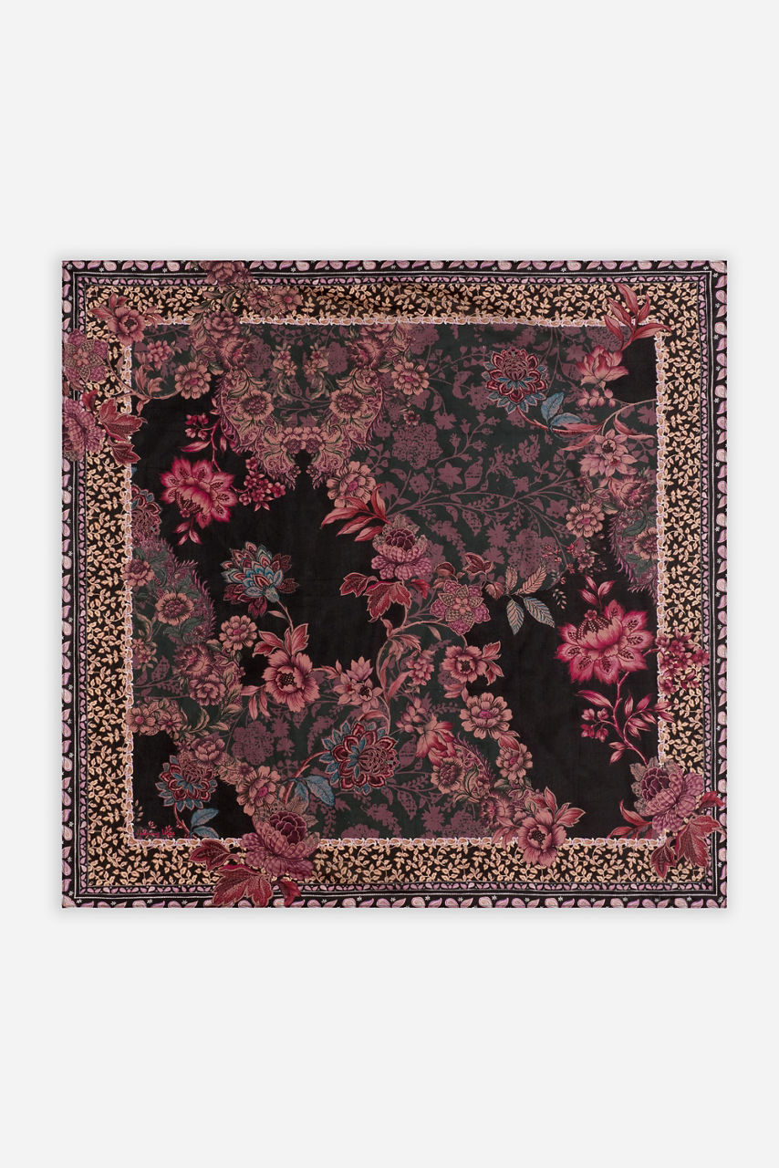 SAMIA MEDIUM SILK SCARF, , large image 1