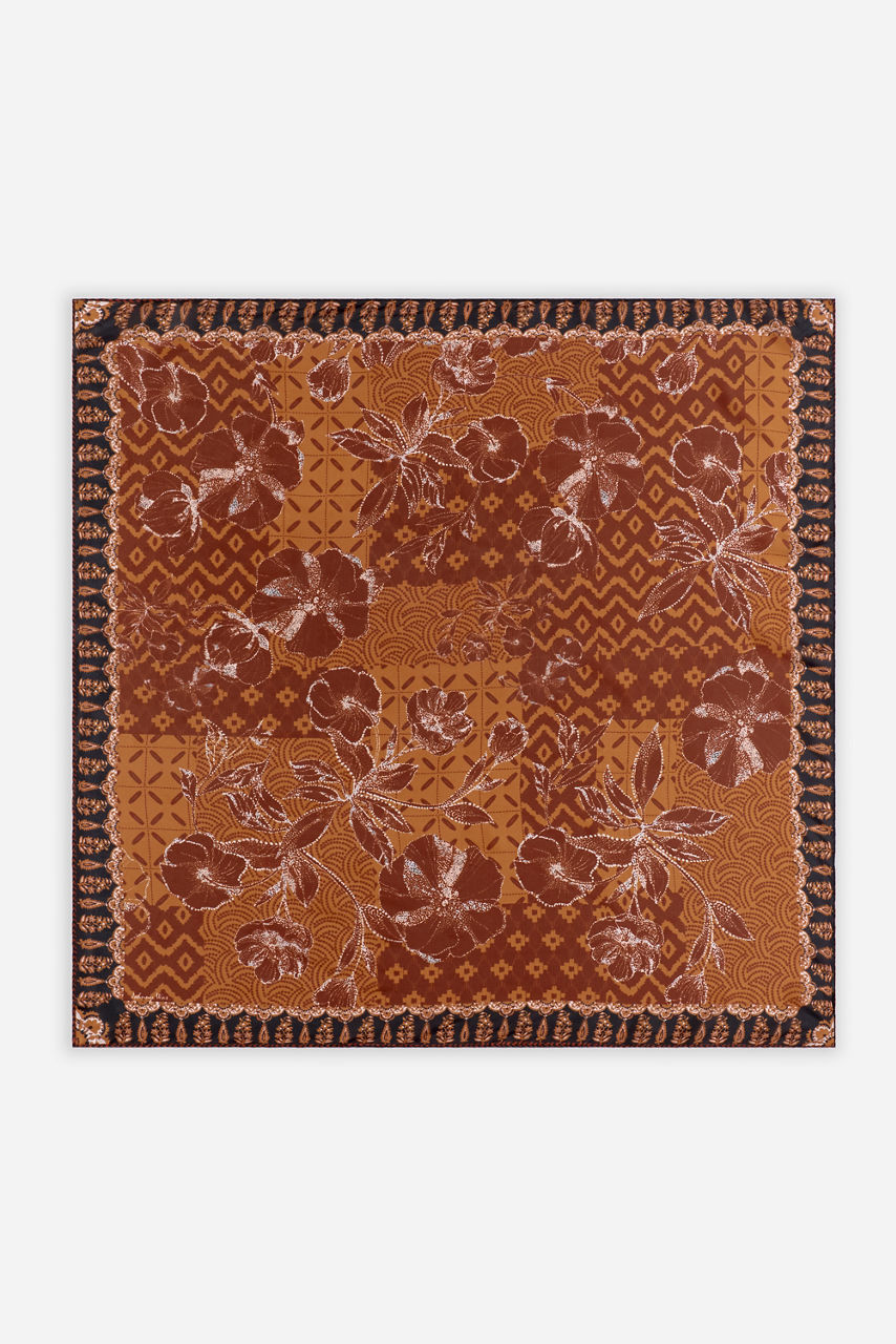 MONITCLARIE MEDIUM SILK SCARF, , large image 1