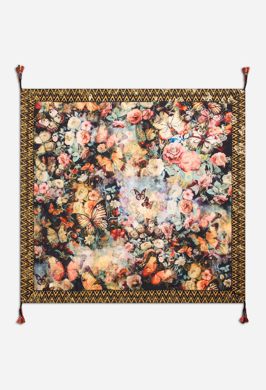 TEYROS SILK SCARF, , large image 1
