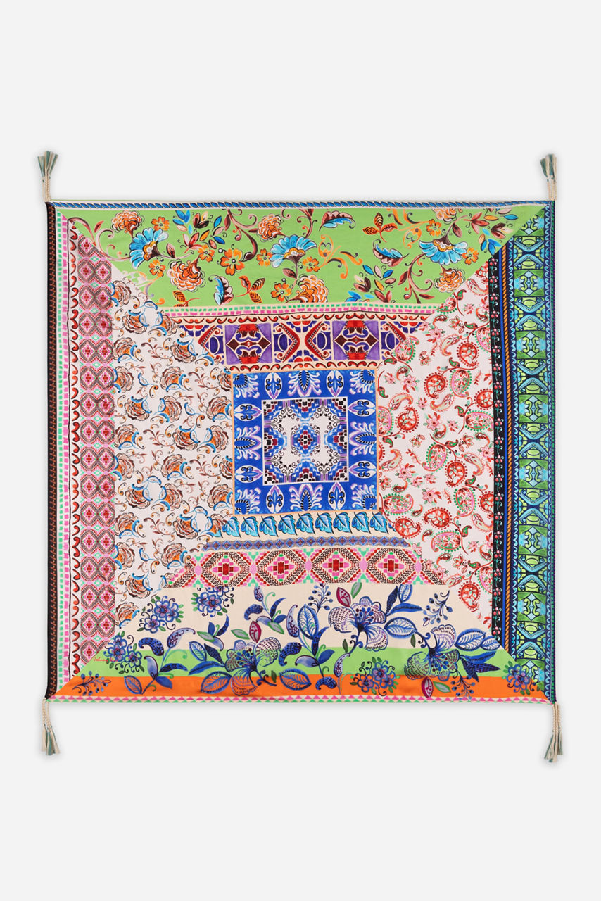 ARMERIA SILK SCARF, , large image 1