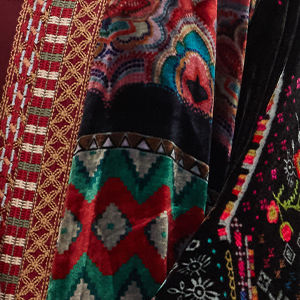 ONE OF A KIND VELVET KIMONO, , swatch