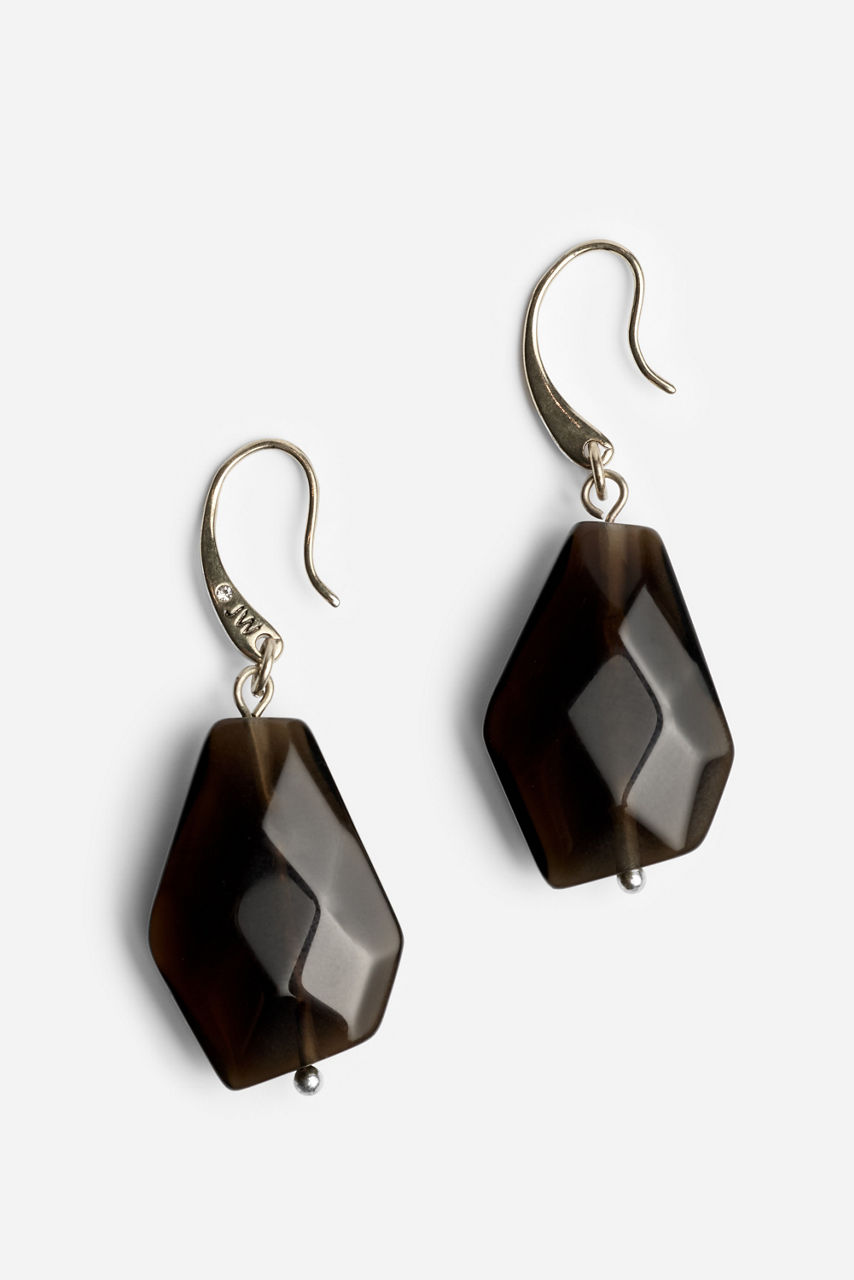 GLASS BEAD DROP EARRINGS, , large image 1