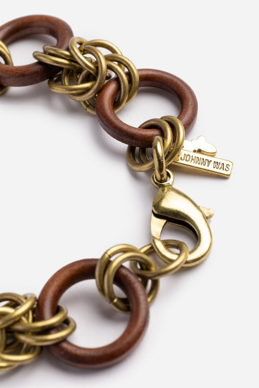 WOOD LINK BRACELET, , large image 2