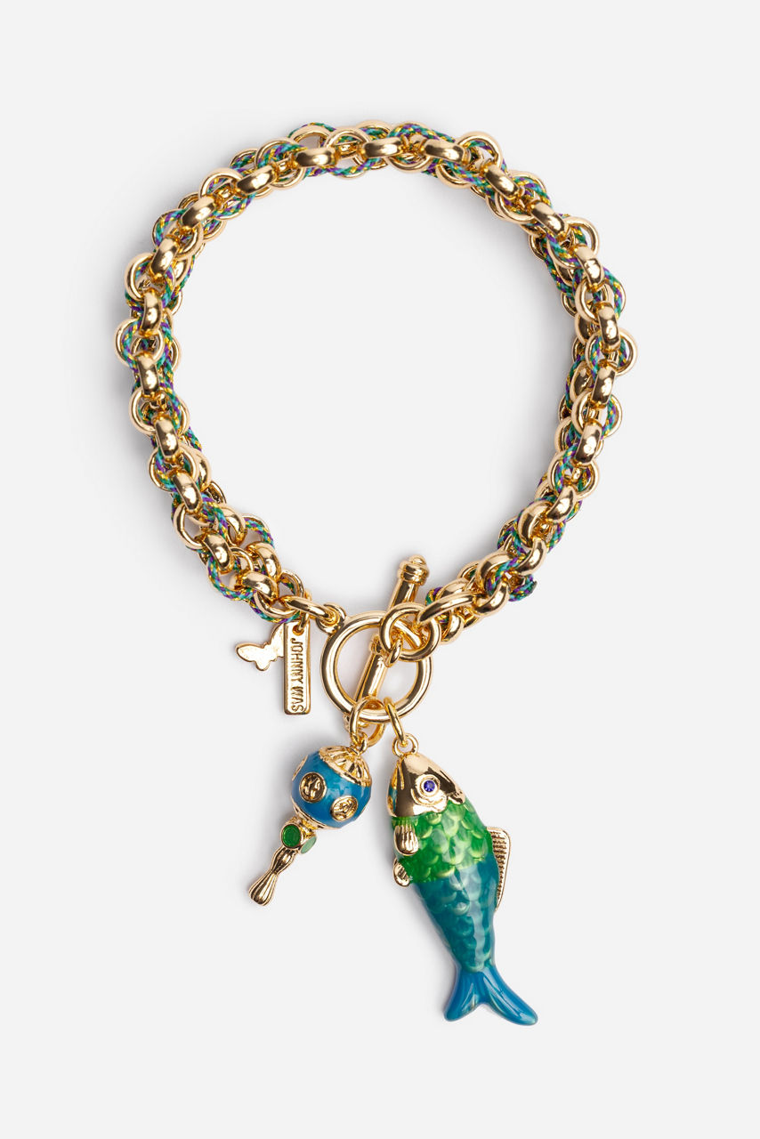 DOUBLE NOVELTY ROPE CHAIN BRACELET, , large image 1