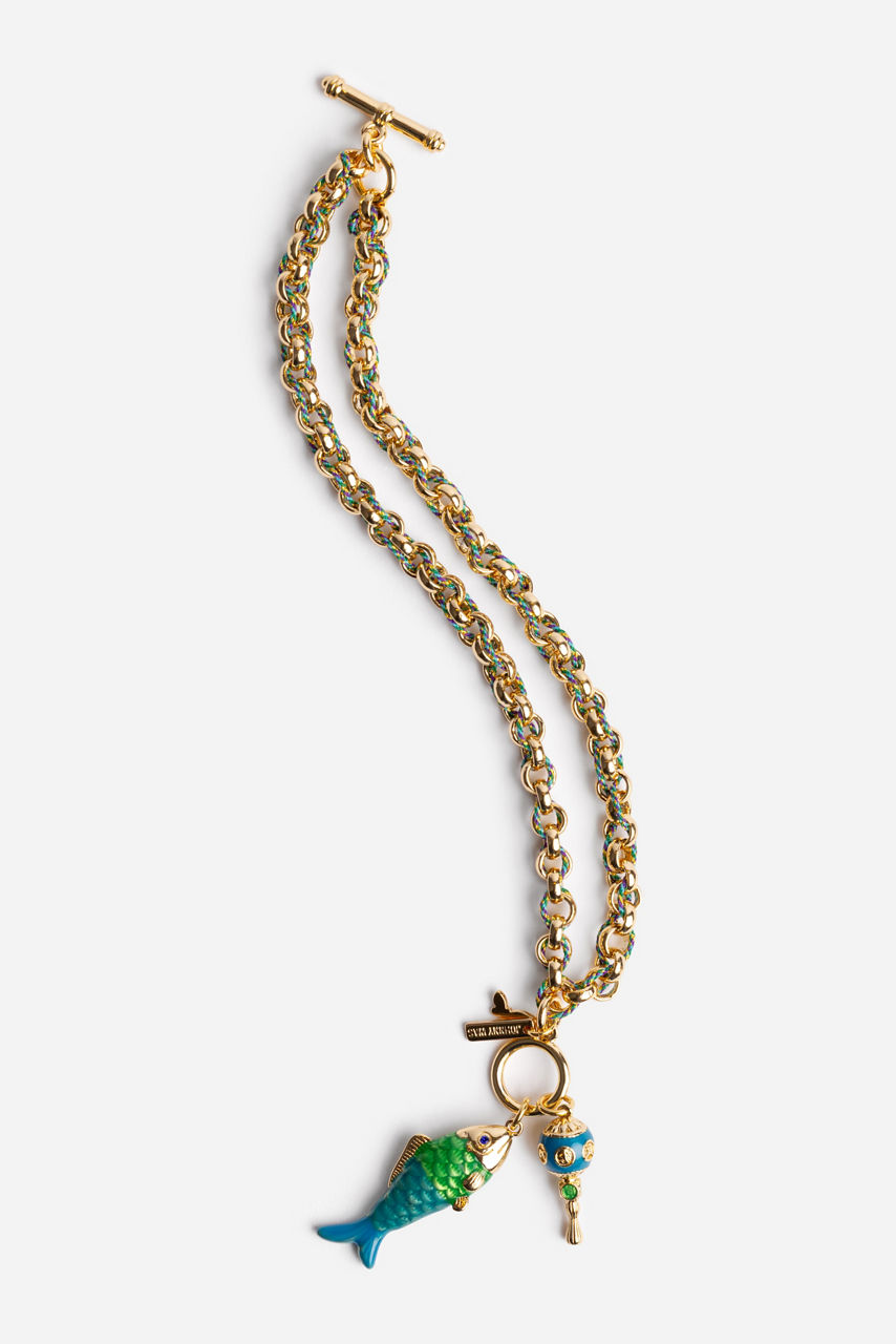 DOUBLE NOVELTY ROPE CHAIN BRACELET, , large image 2