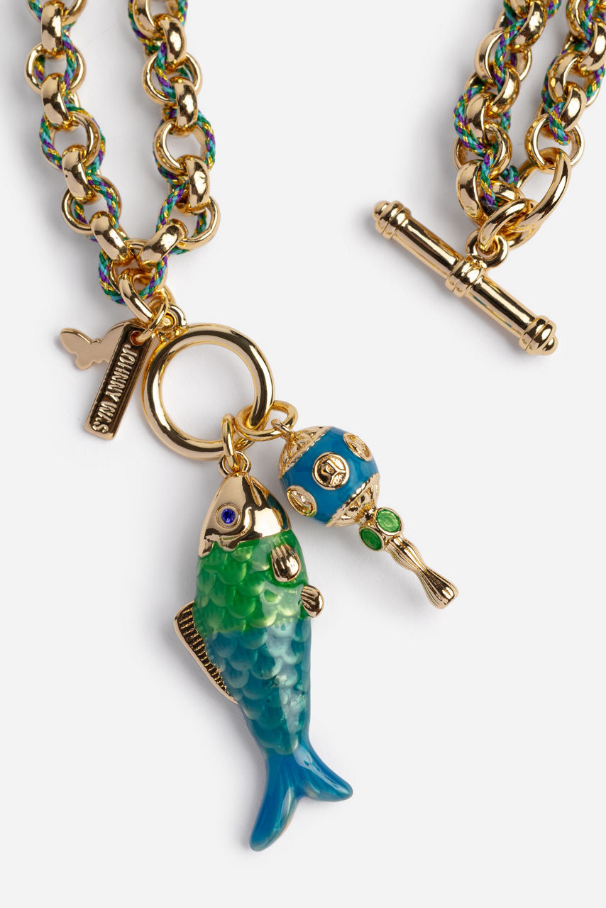 DOUBLE NOVELTY ROPE CHAIN BRACELET, , large image 3