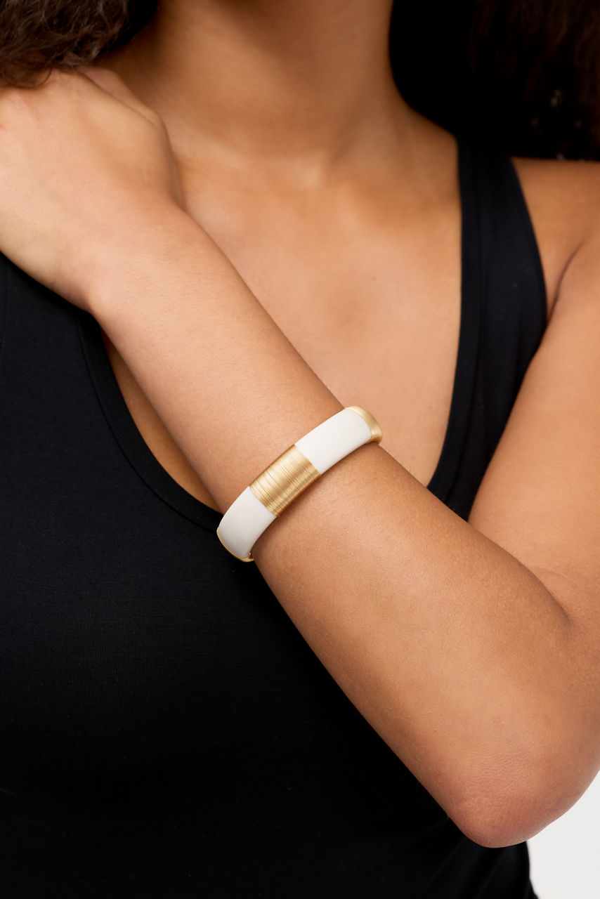 GOLD WIRE WRAP BRACELET, , large image 3