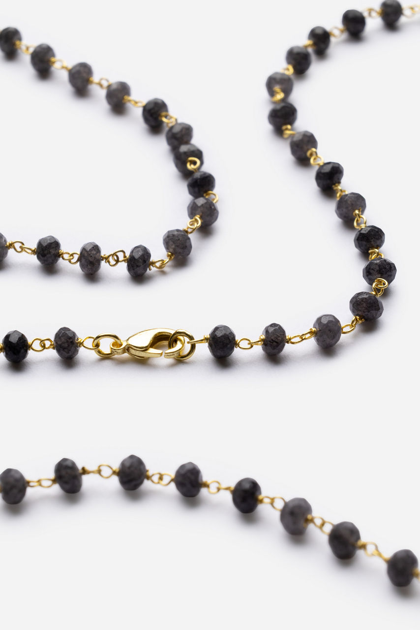 BEADED CHAIN NECKLACE, , large image 3