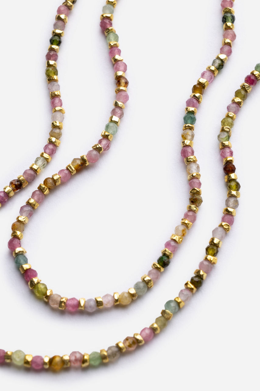 TOURMALINE BEADED NECKLACE, , large image 1