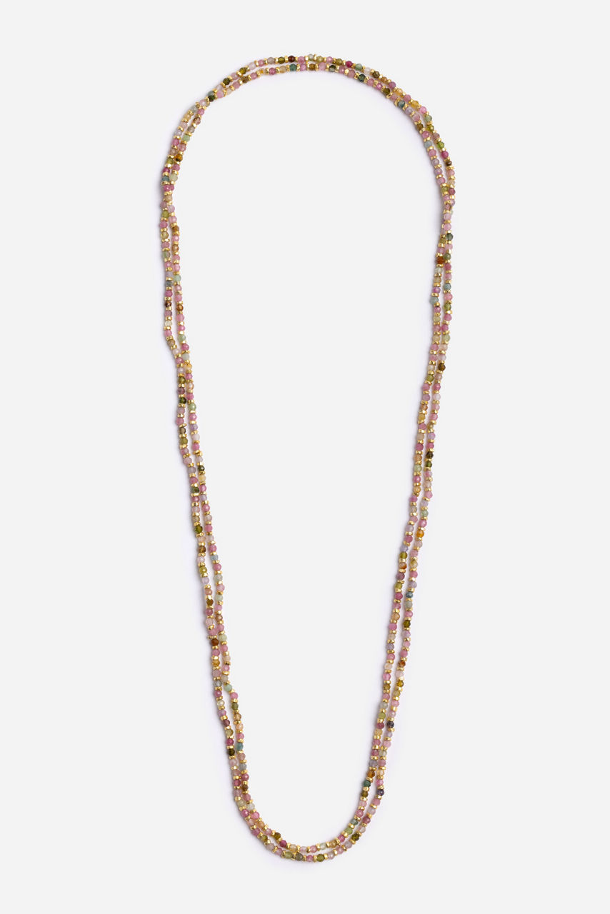 TOURMALINE BEADED NECKLACE, , large image 2