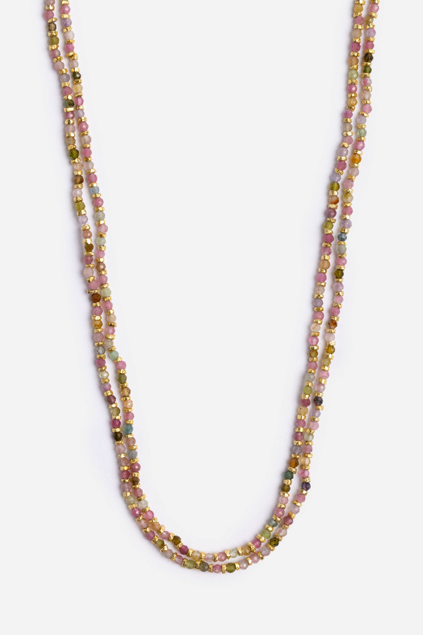 TOURMALINE BEADED NECKLACE, , large image 3