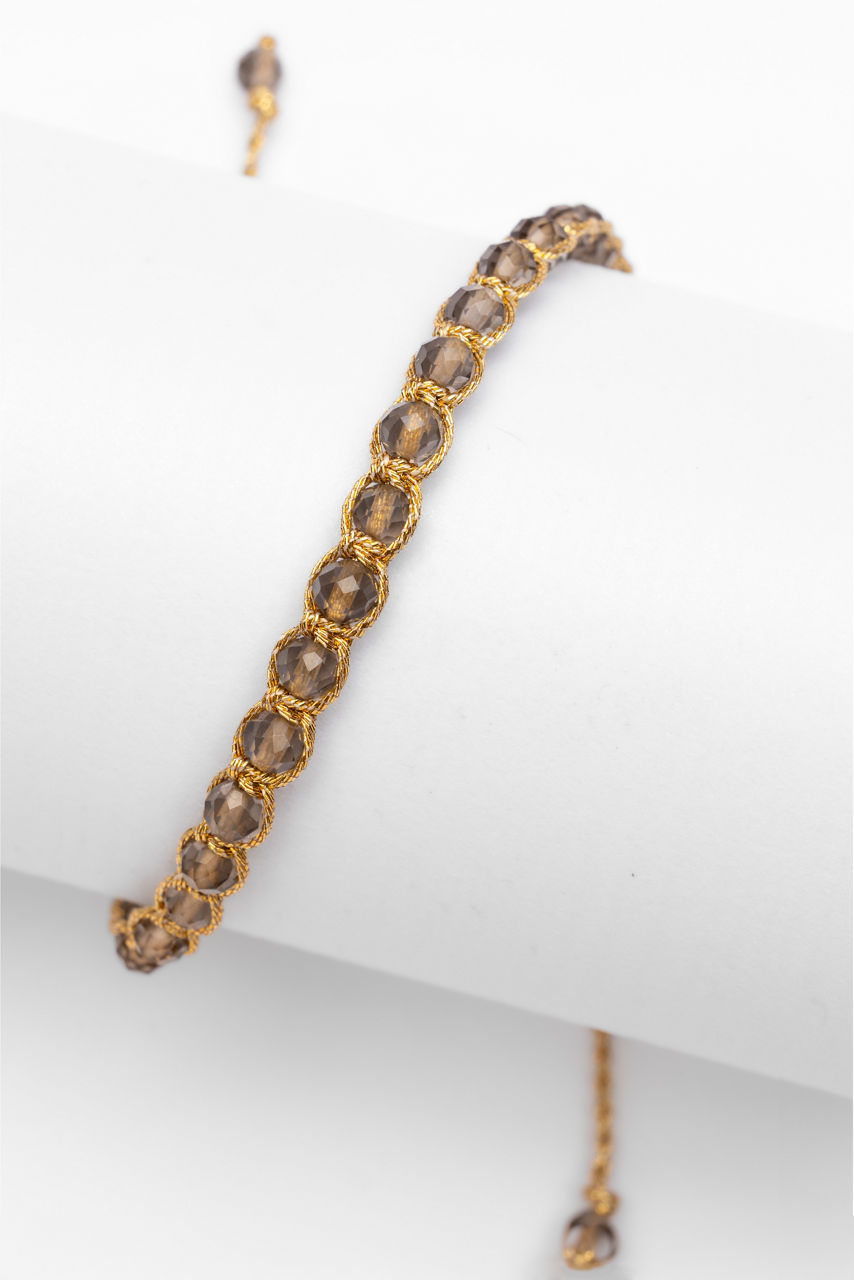 SMOKEY QUARTZ BRACELET, , large image 2