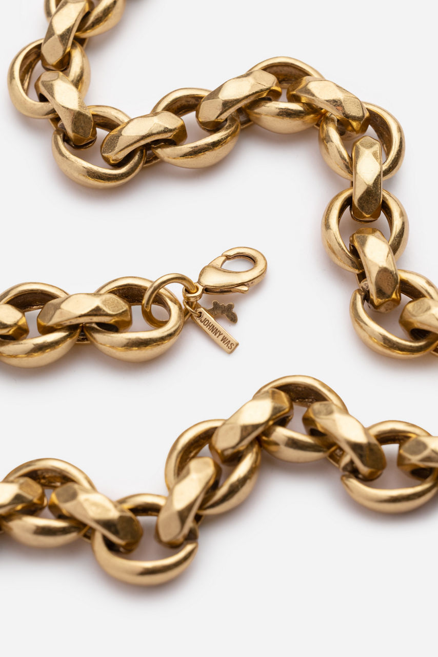 OVAL LINK NECKLACE, , large image 2