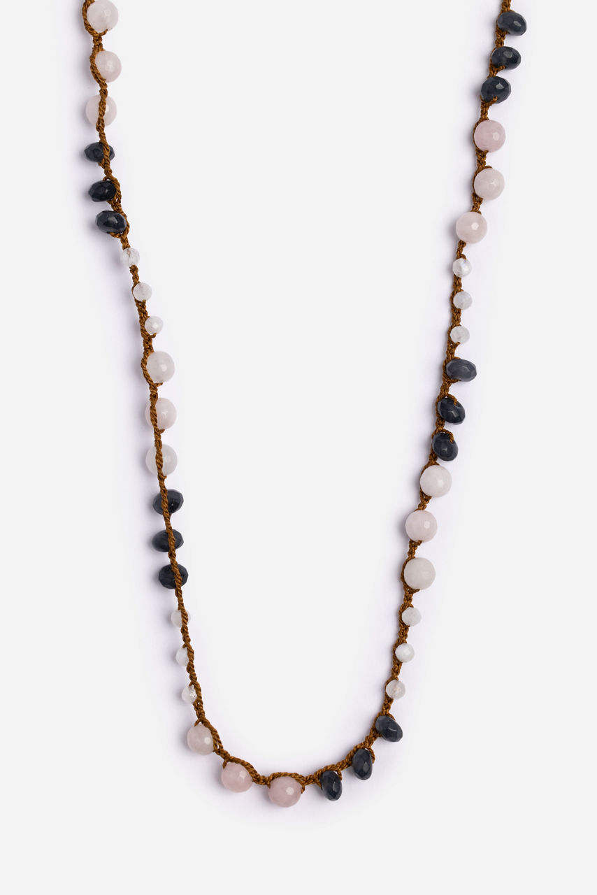 BEADED WRAP NECKLACE, , large image 1