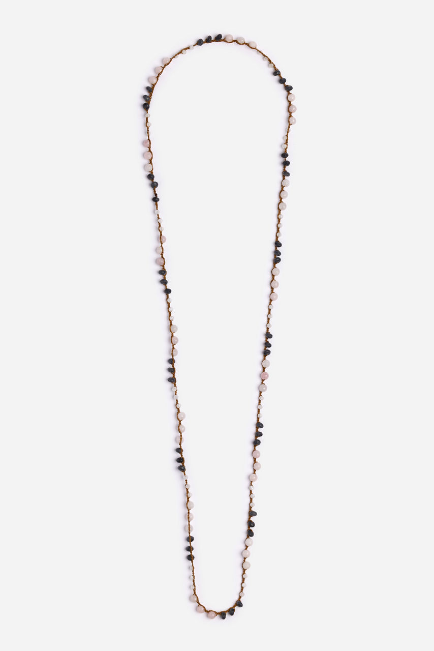 BEADED WRAP NECKLACE, , large image 2