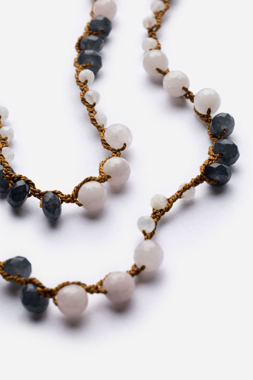 BEADED WRAP NECKLACE, , large image 3