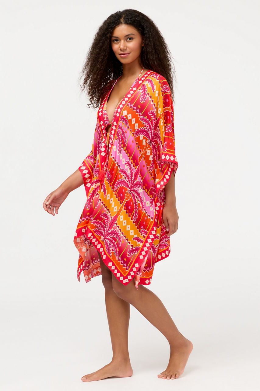 ZAHARA SHORT KIMONO, , large image 1