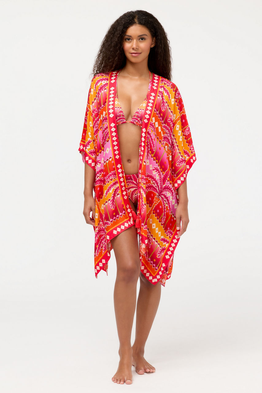 ZAHARA SHORT KIMONO, , large image 2