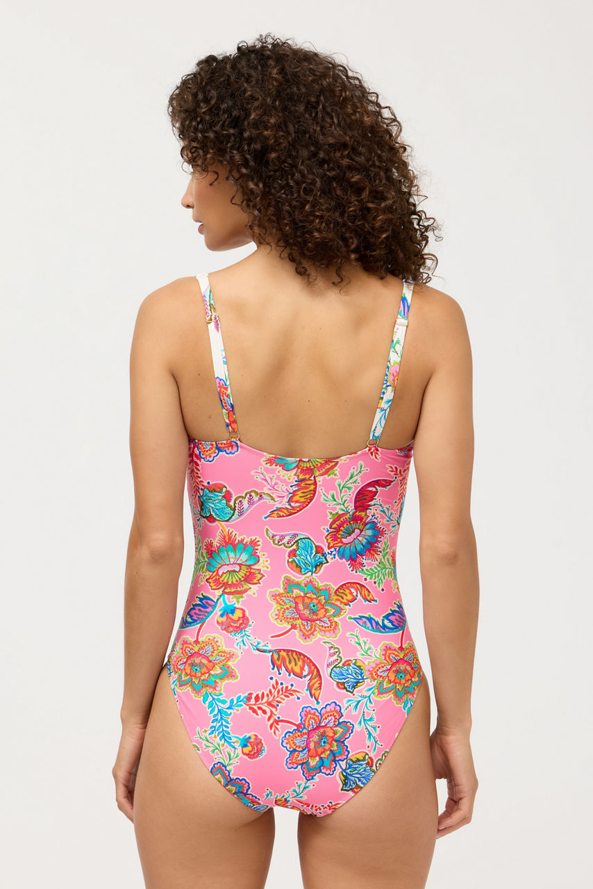 MARILYN RUCHED ONE PIECE, , large image 3