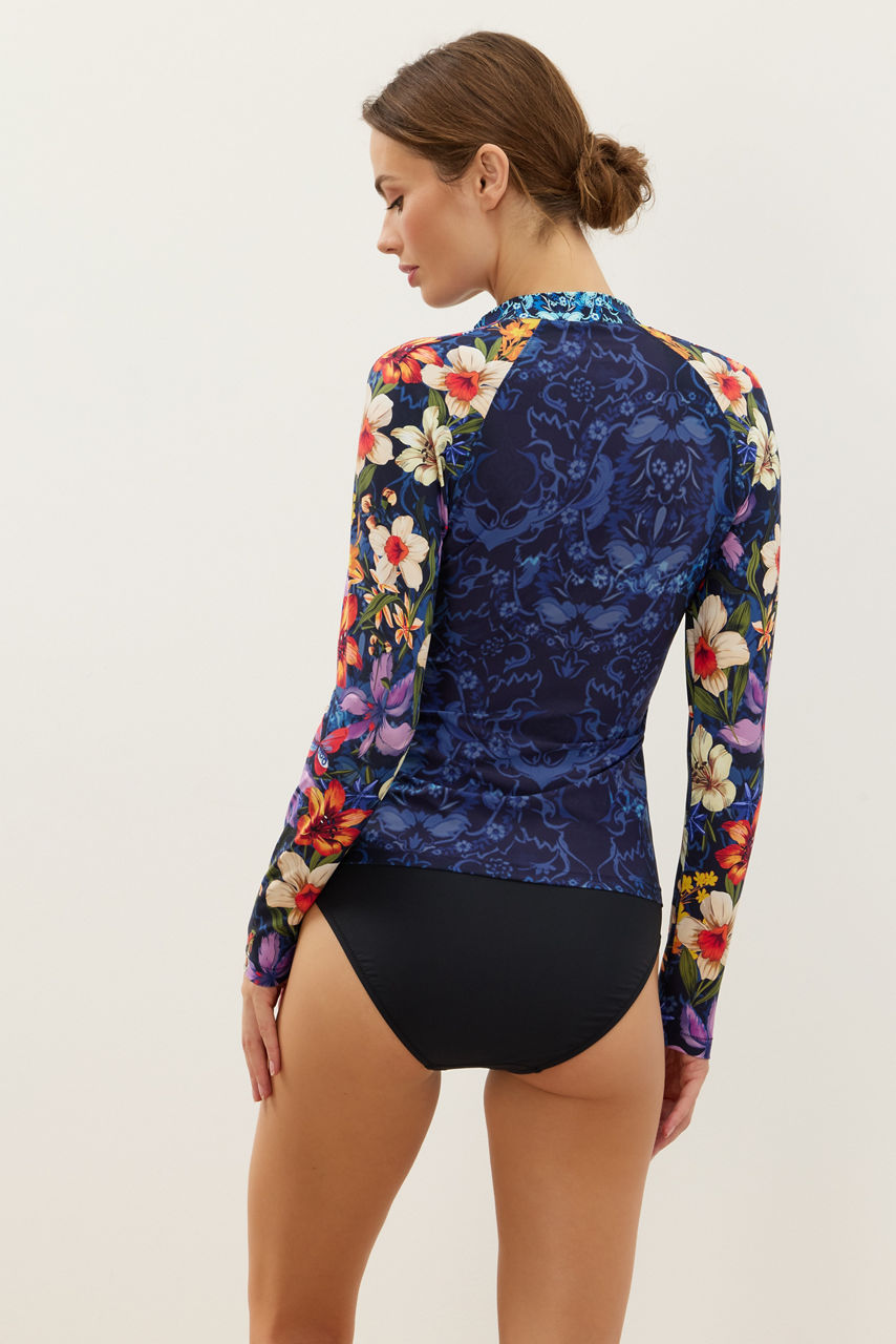 IMOGEN NIGHT LONG SLEEVE SURF SHIRT, , large image 4