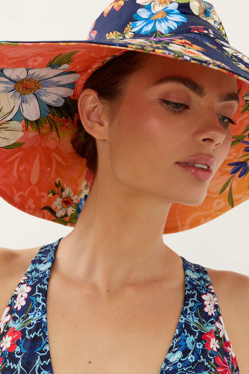 IMOGEN OMBRE REVERSIBLE BEACH HAT, , large image 2