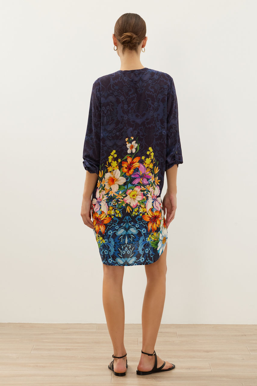 IMOGEN NIGHT PULLOVER SHIRT DRESS, , large image 3