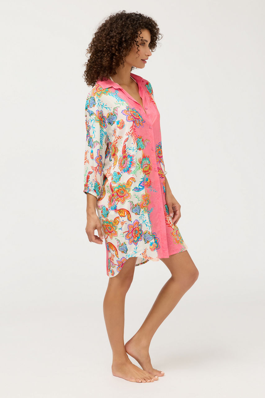 ROISIN BUTTON DOWN SHIRT DRESS, , large image 2