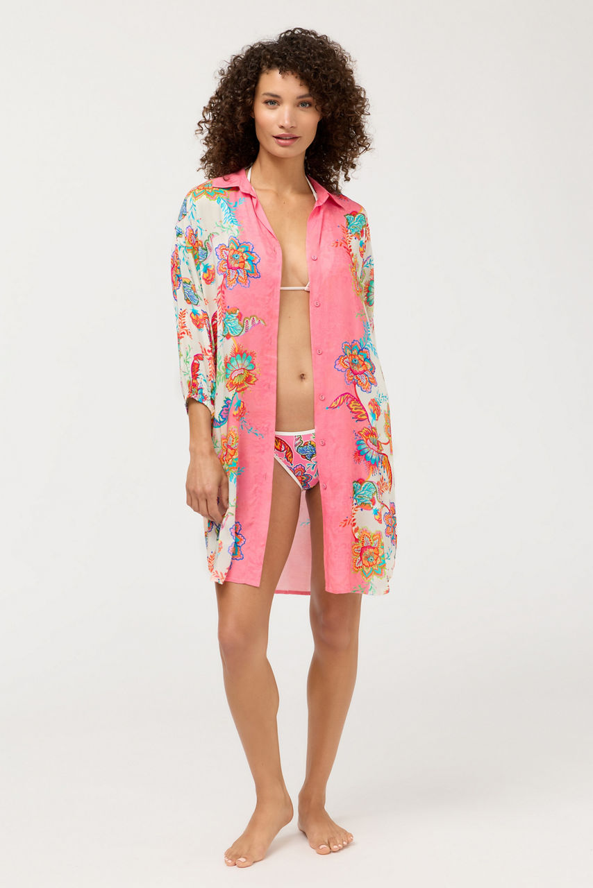 ROISIN BUTTON DOWN SHIRT DRESS, , large image 3