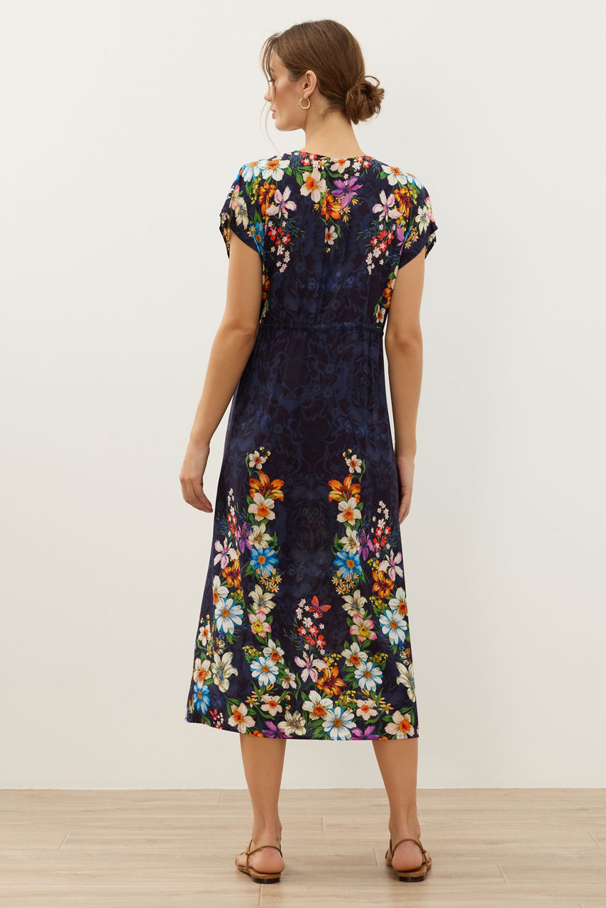 IMOGEN NIGHT V-NECK KAFTAN DRESS, , large image 4