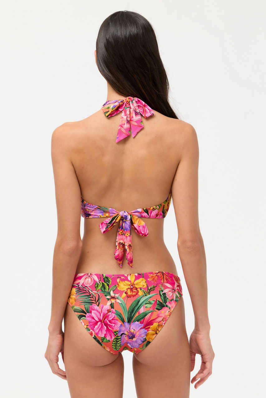 KAIRI TIE BACK HALTER BIKINI TOP, , large image 3