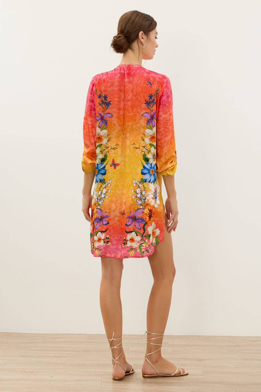 IMOGEN OMBRE PULLOVER SHIRT DRESS, , large image 4