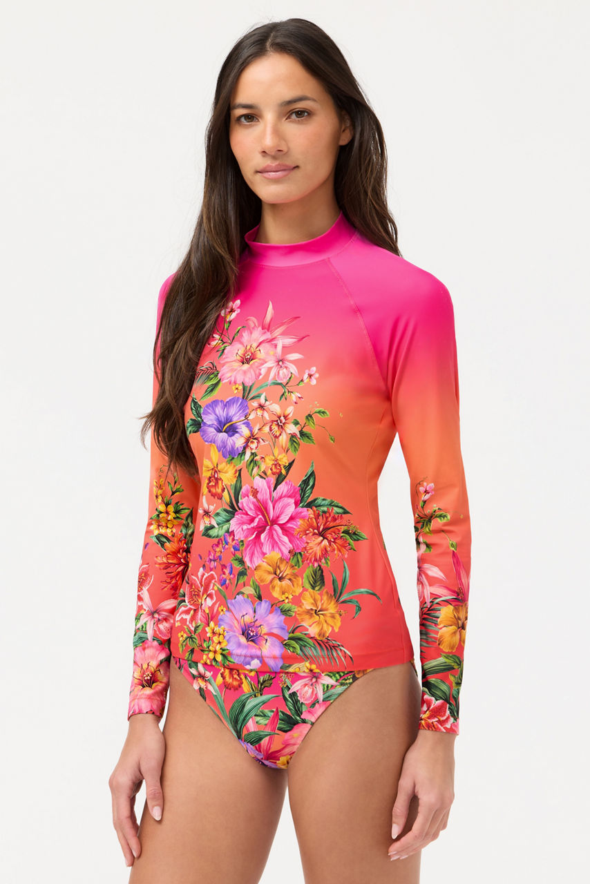 KAIRI LONG SLEEVE SURF SHIRT, , large image 2