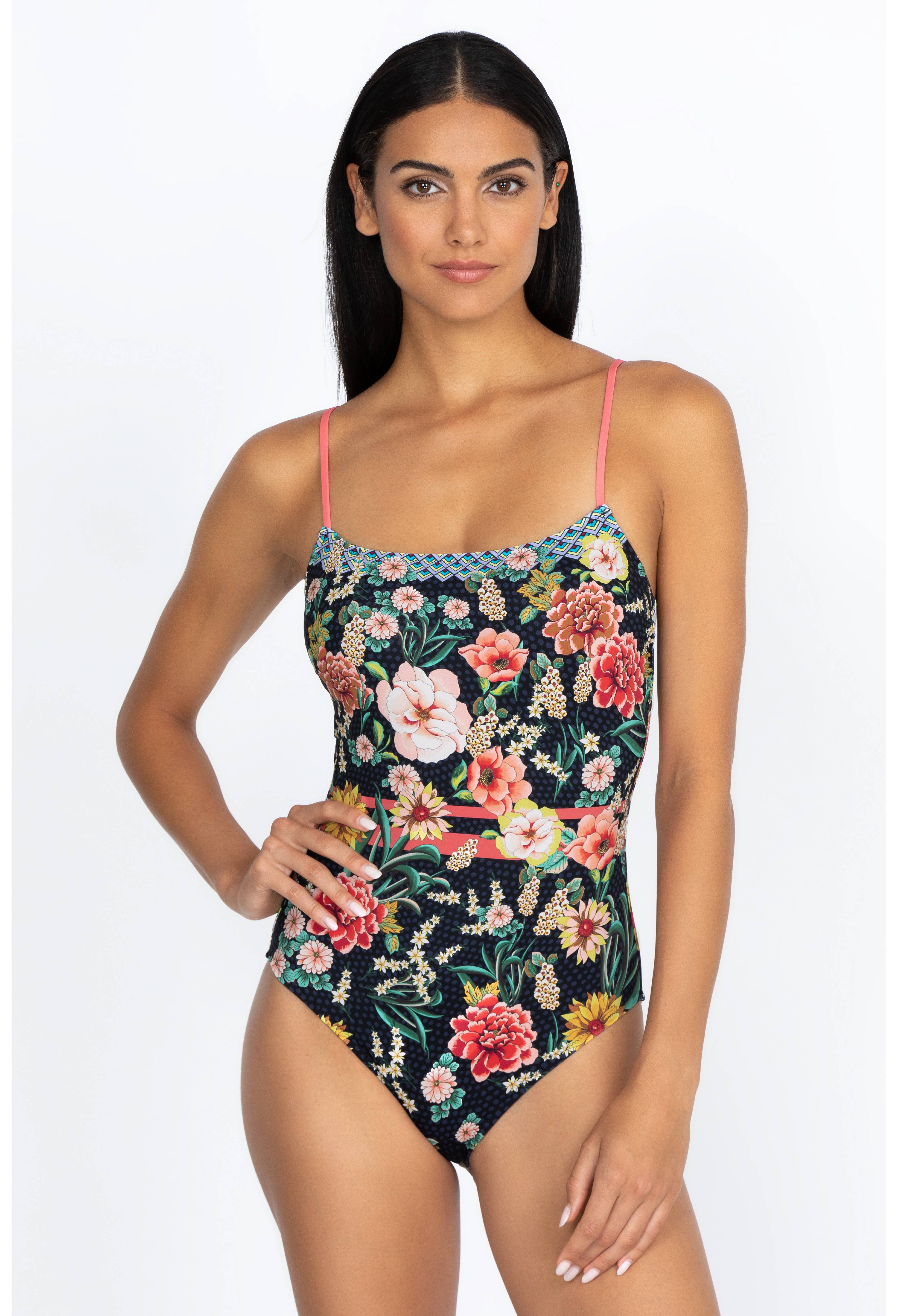 Buy Mia Spaghetti Strap One Piece | Johnny Was Buy Mia Spaghetti Strap One Piece | Johnny Was