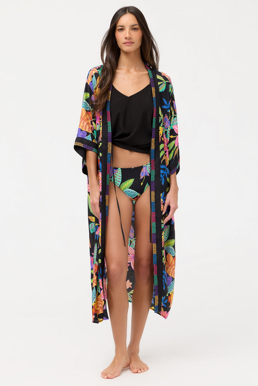 SCABIOSA LONG KIMONO, , large image 2