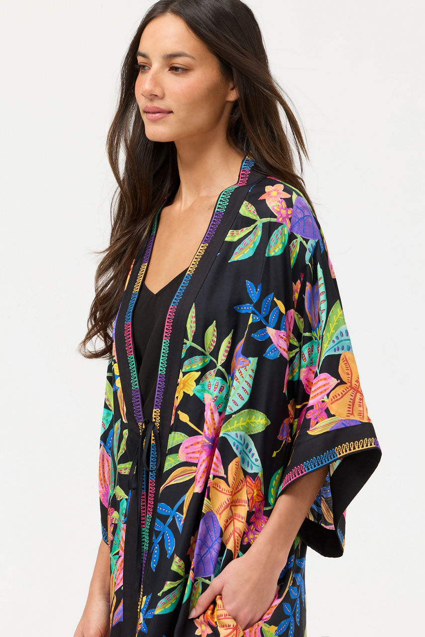 SCABIOSA LONG KIMONO, , large image 3