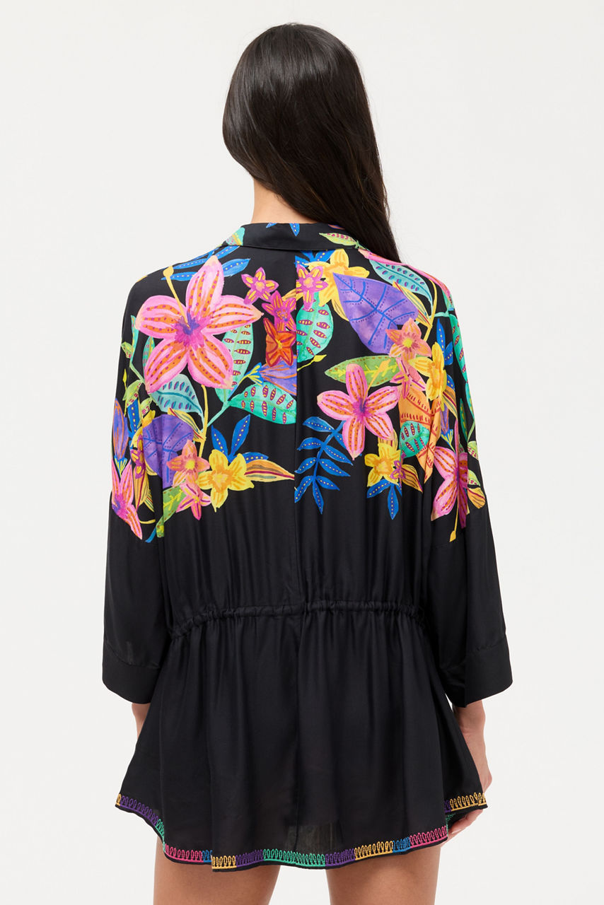 SCABIOSA BUTTON DOWN TUNIC, , large image 4