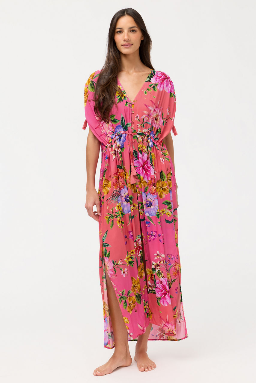 KAIRI DRAWCORD KAFTAN, , large image 2