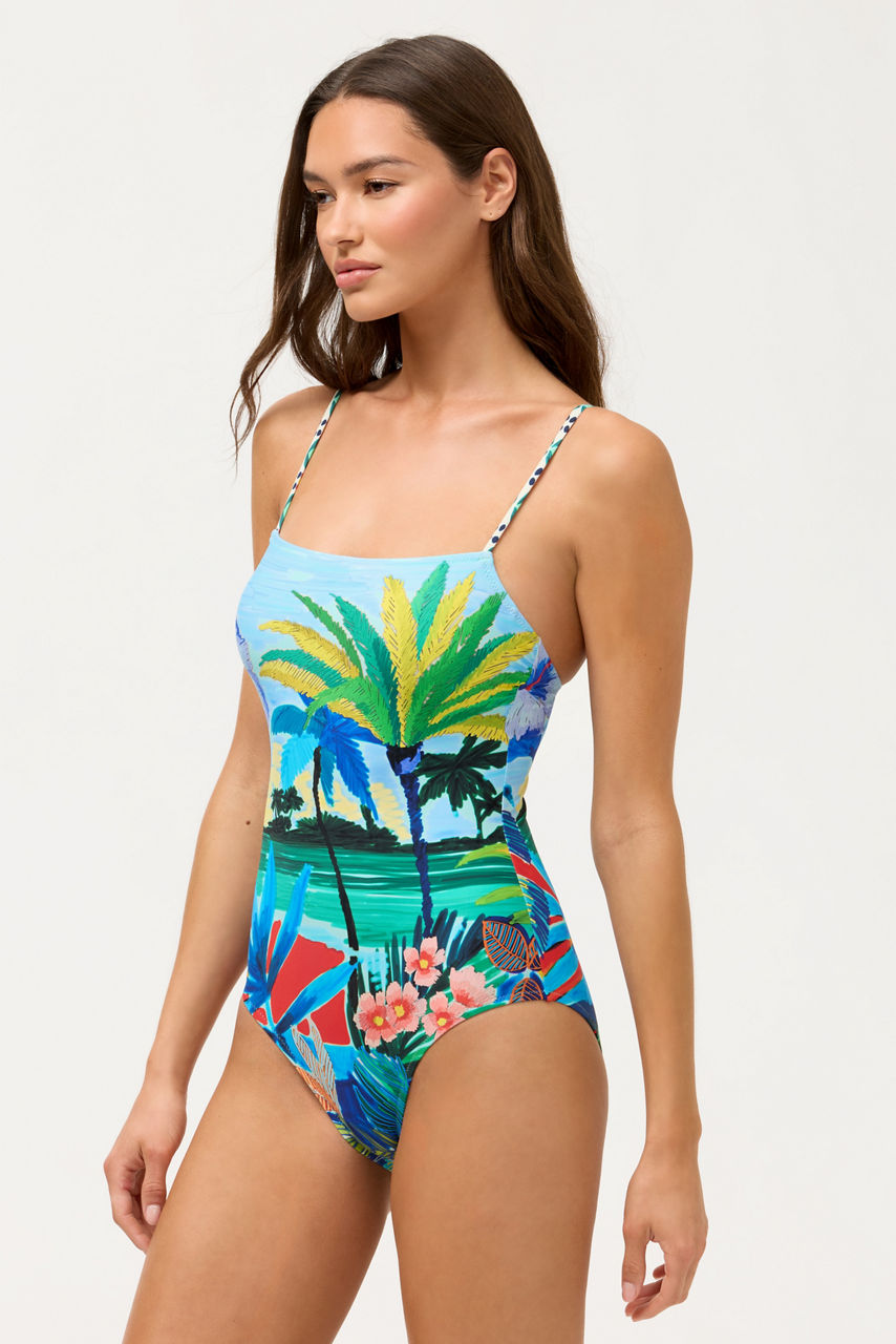 PARADIS SPAGHETTI STRAP ONE PIECE, , large image 1