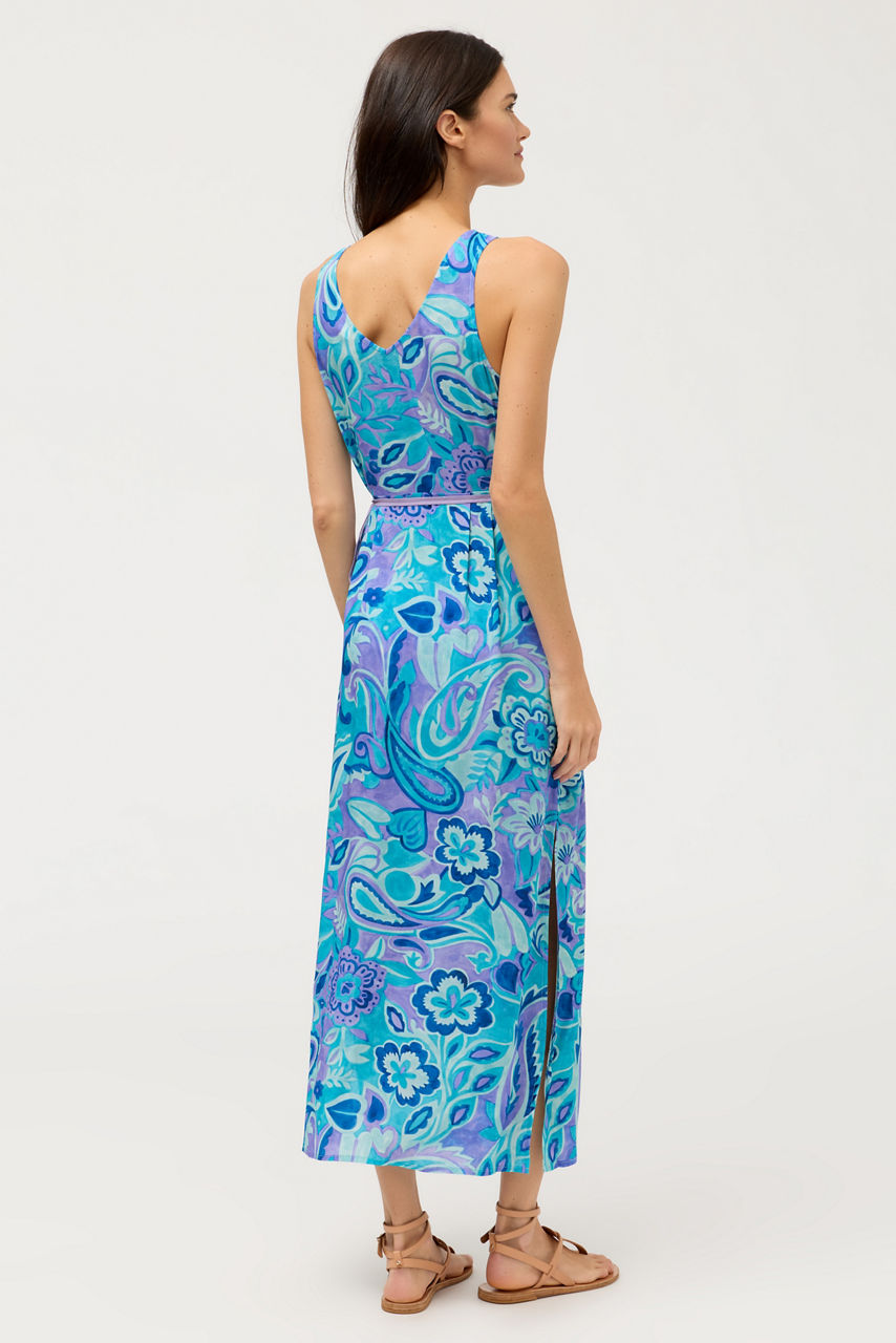 MULLA SLEEVELESS WRAP DRESS, , large image 3