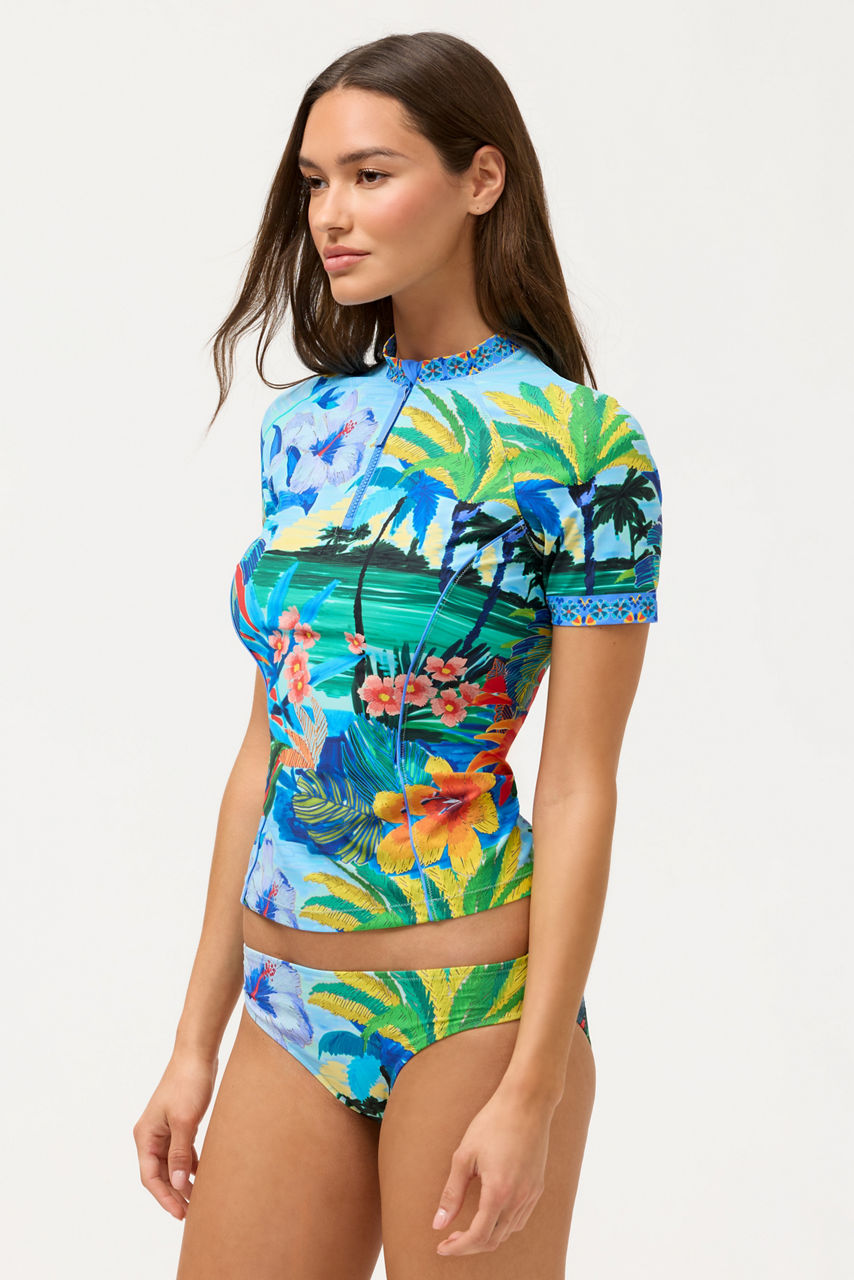 PARADIS SHORT SLEEVE SURF SHIRT, , large image 3