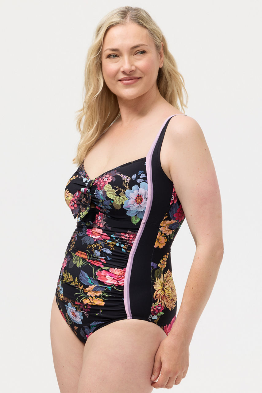BACCARA TIE RUCHED ONE PIECE, , large image 2